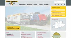 Desktop Screenshot of camiontransport.ch
